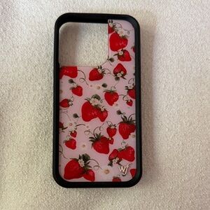 Strawberry Fields wildflower iPhone 15 Pro case